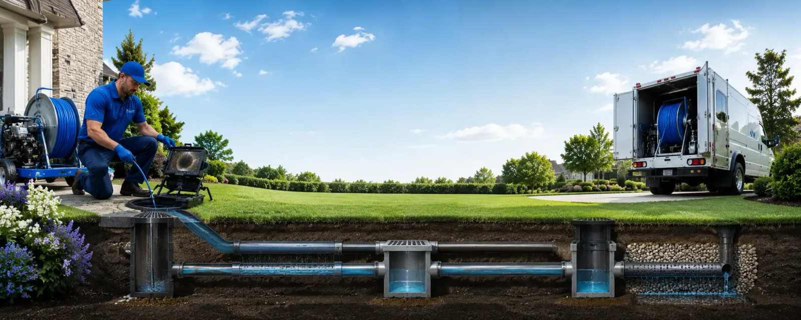 Outdoor drain cleaning information for Pink Hill, NC